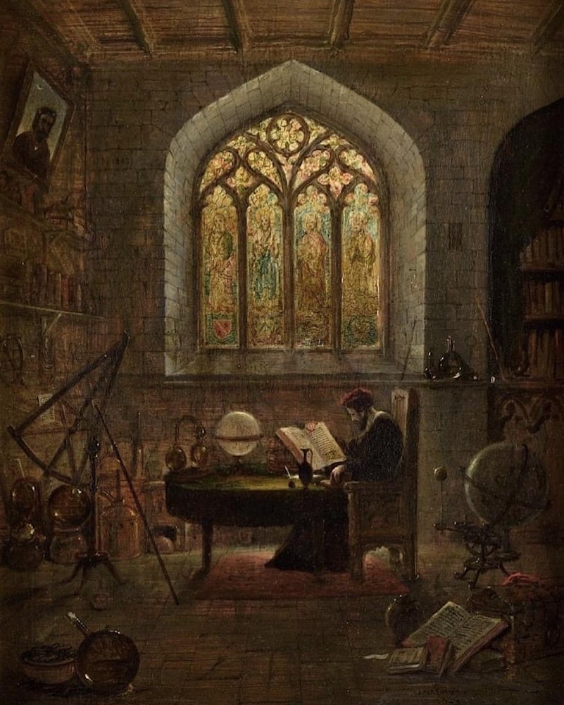 James Nasmyth's An Alchemist in His Laboratory (1843) James Nasmyth's An Alchemist in His Laboratory (1843)
